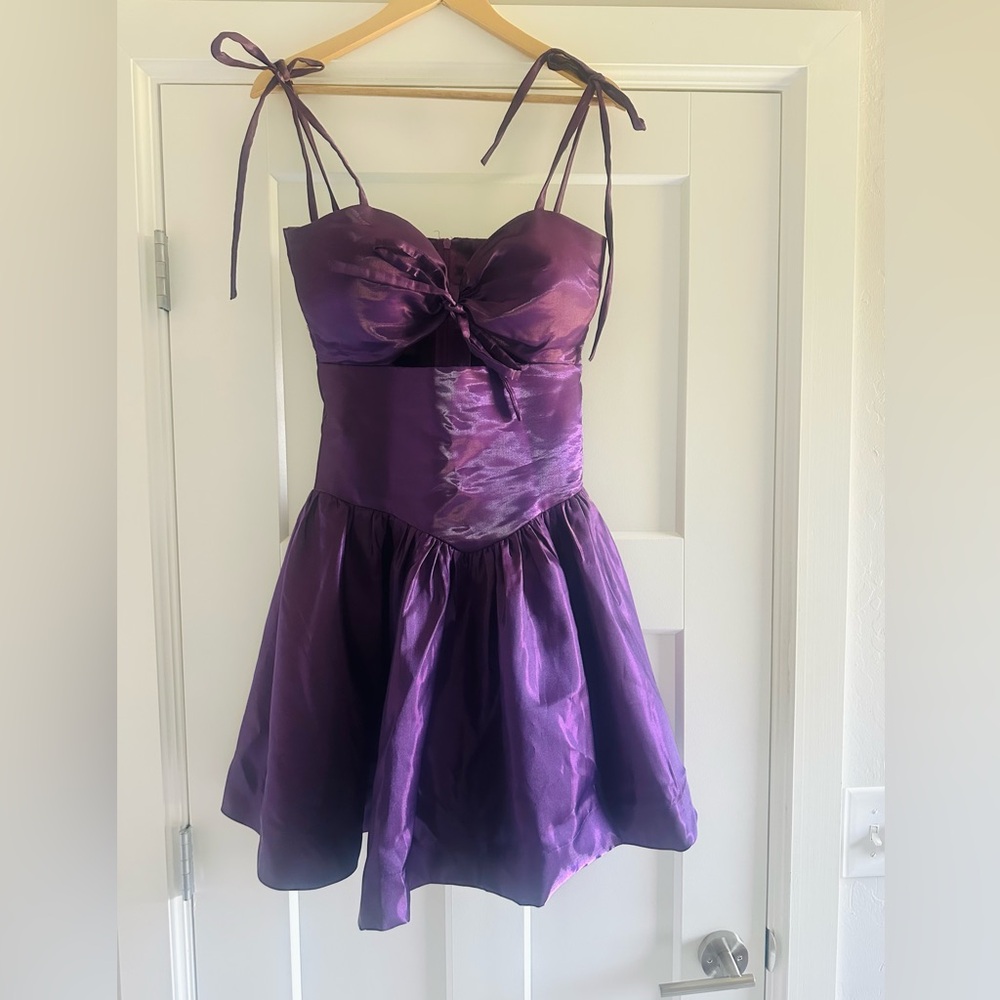 Purple Customized Occassion Dress - Picture 6 of 11